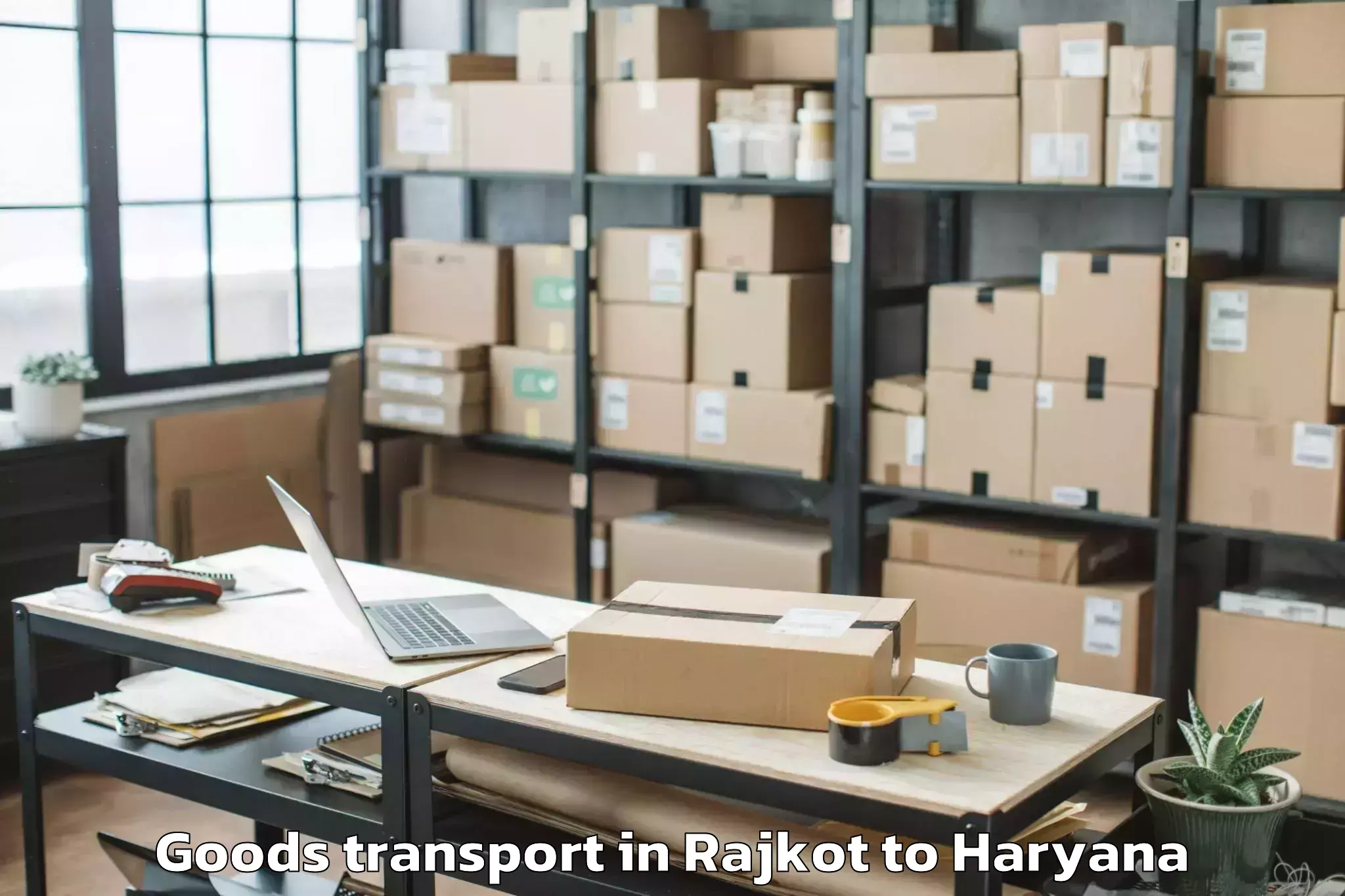 Hassle-Free Rajkot to Ambala Goods Transport